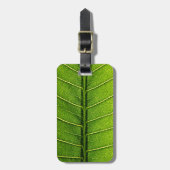 Grünes Blatt Gepäckanhänger (Vorderseite vertikal)