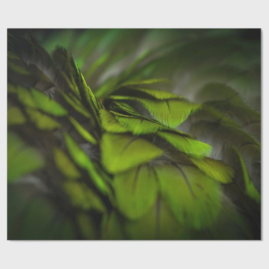 Grünes Blatt Geschenkpapier (Flach)