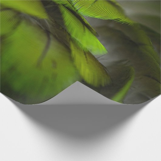 Grünes Blatt Geschenkpapier (Ecke)