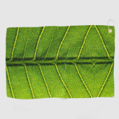 Grünes Blatt Golfhandtuch (Horizontal)