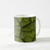 Grünes Blatt Kaffeetasse (VorderseiteRechts)