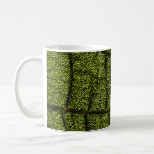 Grünes Blatt Kaffeetasse (Links)