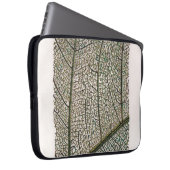 Grünes Blatt Laptopschutzhülle (Vorne Rechts)