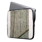 Grünes Blatt Laptopschutzhülle (Vorderseite Links)