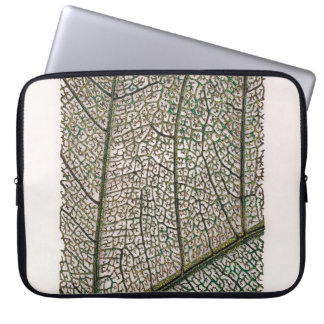 Grünes Blatt Laptopschutzhülle