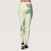 Grünes Blatt Leggings (Rückseite)