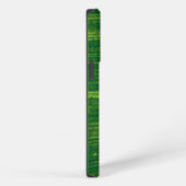 Grünes Blatt mit Details aus Costa Rica iPhone Hülle (Rechte Seite)