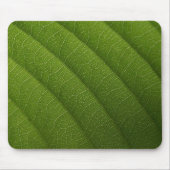 Grünes Blatt Mousepad (Vorne)