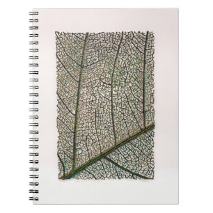 Grünes Blatt Notizblock