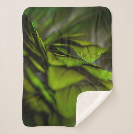 Grünes Blatt Sherpadecke (Vorderseite)