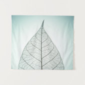 Grünes Blatt-Skelett Wandteppich (Vorderseite (Horizontal))