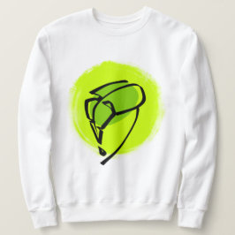 Grünes Blatt Sweatshirt
