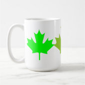 Grünes Blatt - Tasse (Links)