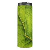Grünes Blatt Thermosbecher (Rückseite)