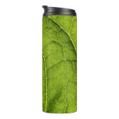 Grünes Blatt Thermosbecher (Nach rechts gedreht)