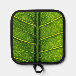 Grünes Blatt Topflappen