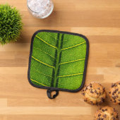 Grünes Blatt Topflappen (Oben Unten)