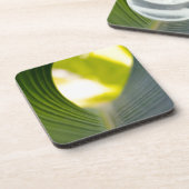 Grünes Blatt Untersetzer (Linke Seite)