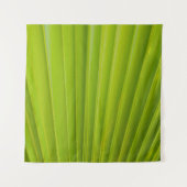 Grünes Blatt Wandteppich (Vorderseite)