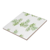 Grünes Blätter Fliese (Seite)