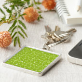 Grünes Blätter Schlüsselanhänger (Seite)