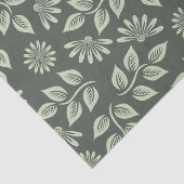 grünes Blätter Seidenpapier (Ausschnitt)