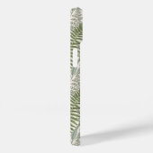 Grünes Blattmuster Case-Mate iPhone Hülle (Rückseite / Rechts)