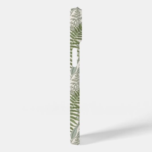 Grünes Blattmuster Case-Mate iPhone Hülle (Rückseite / Rechts)