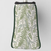 Grünes Blattmuster Golf Headcover (Rotieren 90)
