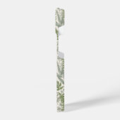 Grünes Blattmuster iPhone Hülle (Linke Seite)