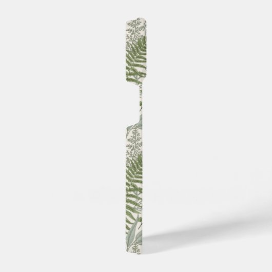 Grünes Blattmuster iPhone Hülle (Rechte Seite)