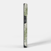Grünes Blattmuster iPhone Hülle (Rechte Seite)
