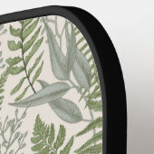 Grünes Blattmuster Pickleball Schläger (Linke Seite)