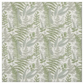 Grünes Blattmuster Stoff (Muster)