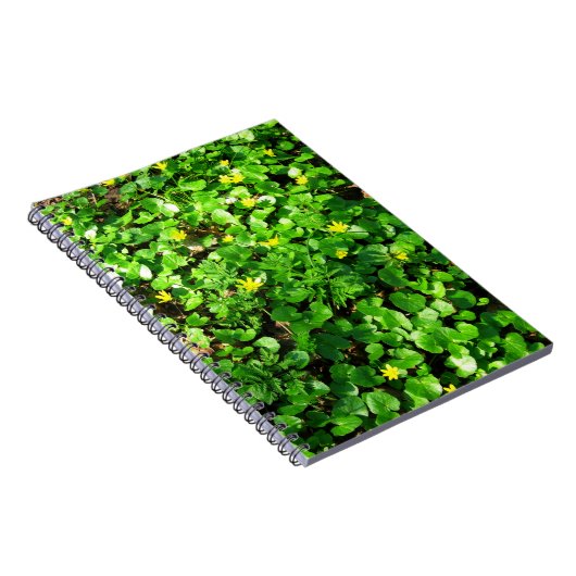 grünes Blattwerk Notizblock (Rechte Seite)