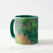 Grünes Blattwerk Tasse (Vorderseite Links)