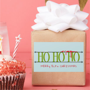 Grünes & Blaues Elfenzauberwerk Rechteckiger Aufkleber