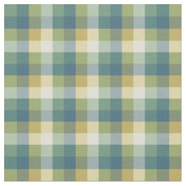 Grünes, blaues und gelbes Checkered kariertes Stoff