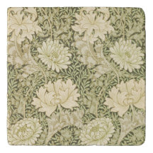 Grünes Blumendesign von Wm Morris
