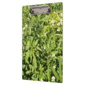 Grünes Blumenfeld Klemmbrett (Links)