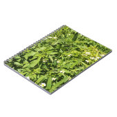 Grünes Blumenfeld Notizblock (Linke Seite)