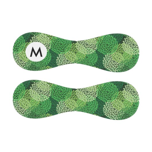 Grünes Blumenmuster Baseball (Paneele)