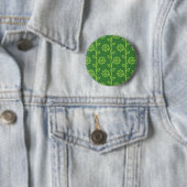 Grünes Blumenmuster Button (Beispiel)