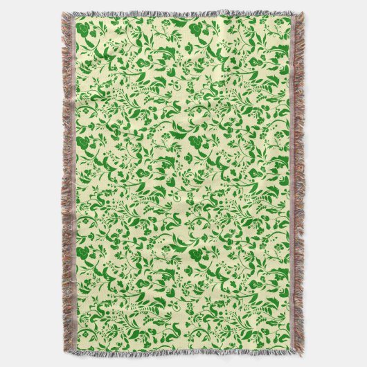 Grünes Blumenmuster G01. L Yellow BG Decke (Vorderseite Vertikal)