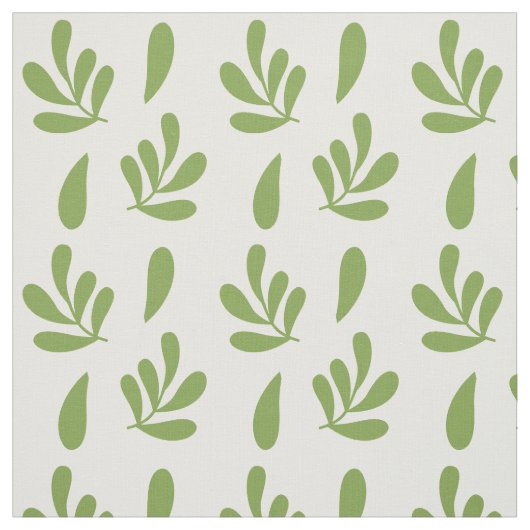 Grünes Blumenmuster Stoff (Muster)
