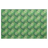 Grünes Blumenmuster Stoff (Fat Quarter (45,7 x 55,9 cm))