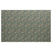 Grünes Blumenmuster Stoff (Fat Quarter (45,7 x 55,9 cm))