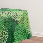 Grünes Blumenmuster Tischdecke (Beispiel)