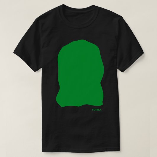 Grünes Bogenforma T-Shirt (Design vorne)