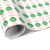 Grünes Bonbonpapier Geschenkpapier (Rolleneckpunkt)